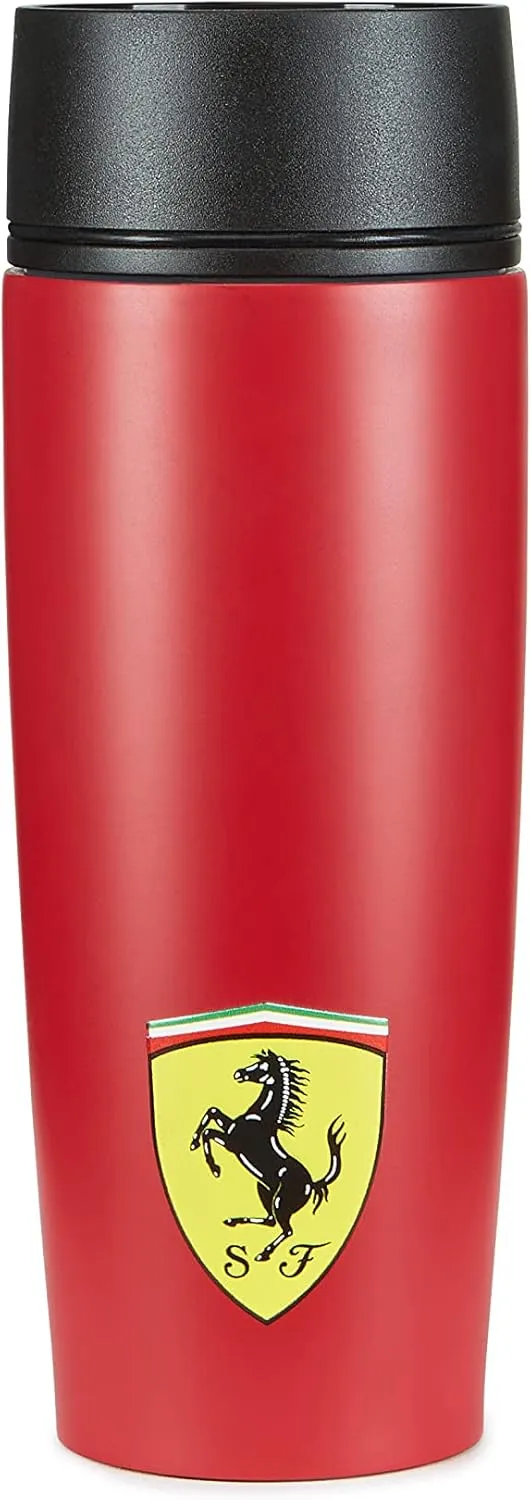 Ferrari Scuderia, F1, Red Matte Thermal Mug, Official Merchandise, 360 Milliliters
