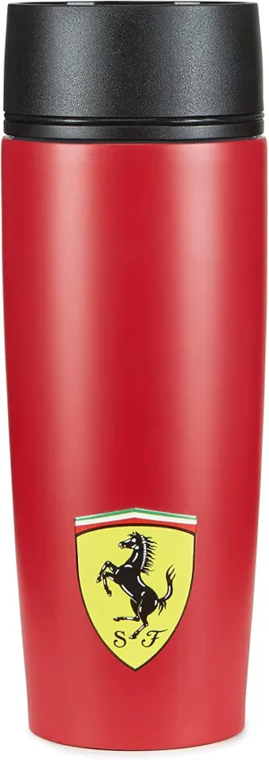 Ferrari Scuderia, F1, Red Matte Thermal Mug, Official Merchandise, 360 Milliliters