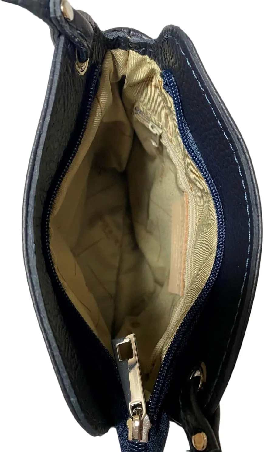 Fina - Casual Italian Leather Small Zip Crossbody Bags for Women Cell Phone Travel Passport Bag Wallet Purses