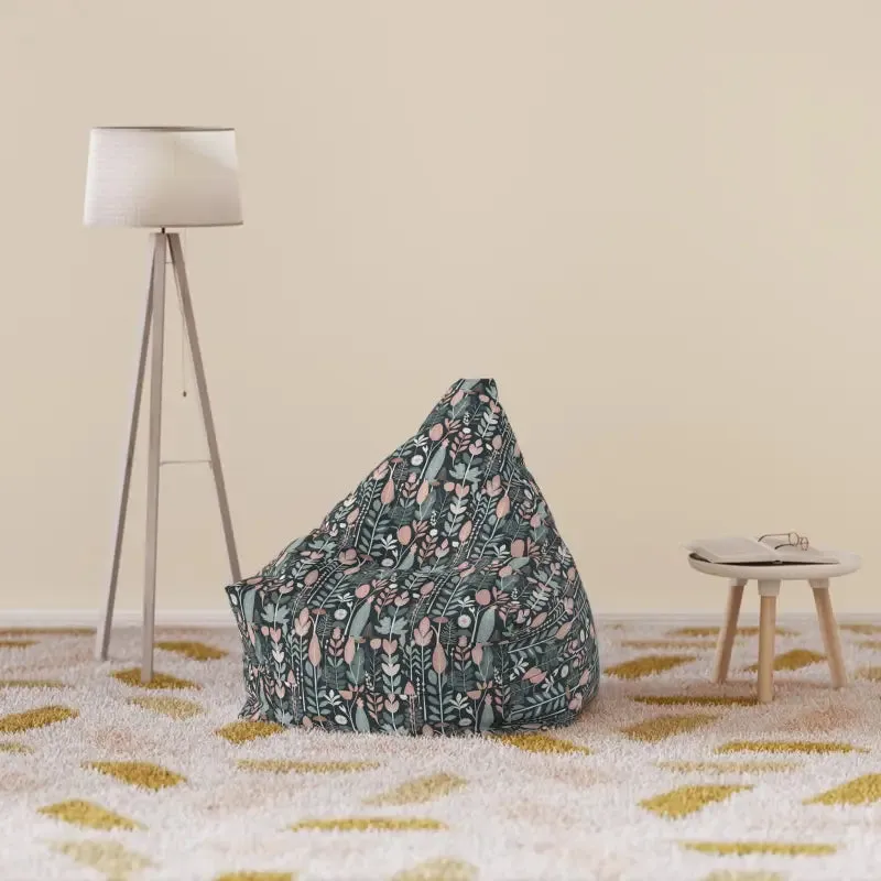 Floral Bean Bags Vibrant Floral Pattern Comfort