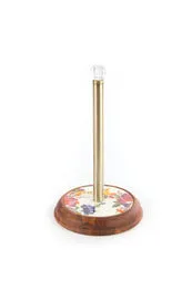 Flower Market Paper Towel Holder White