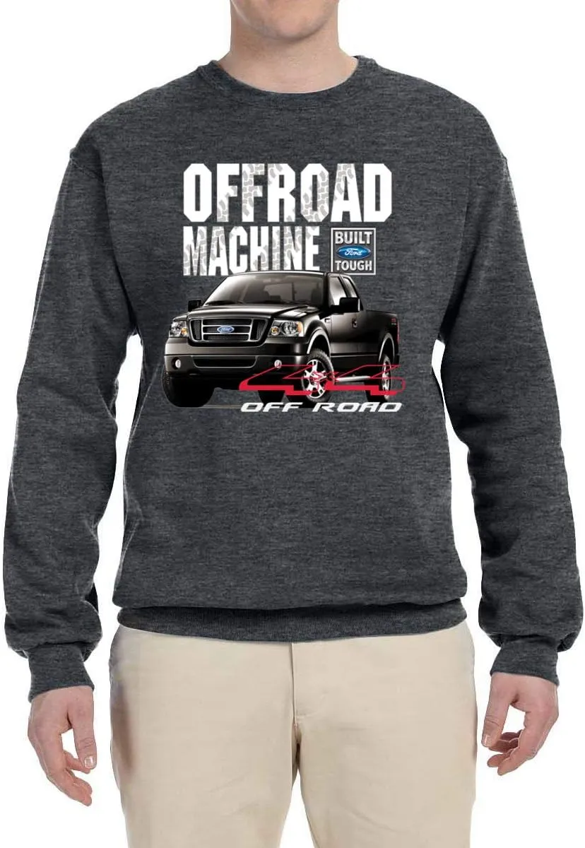 Ford Offroad Machine Classic Built Tough 4x4 Off Road Cars and Trucks Unisex Crewneck Graphic Sweatshirt