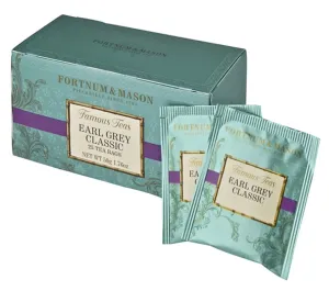 Fortnum and Mason British Tea. Earl Grey Classic 25 Count Tea Bags - 3 PACK