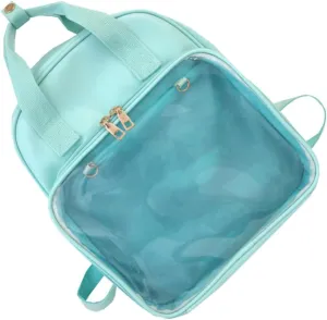 FRCOLOR School Backpacks for Girls Candy Pvc Large Storage Comfortable for Students and Women