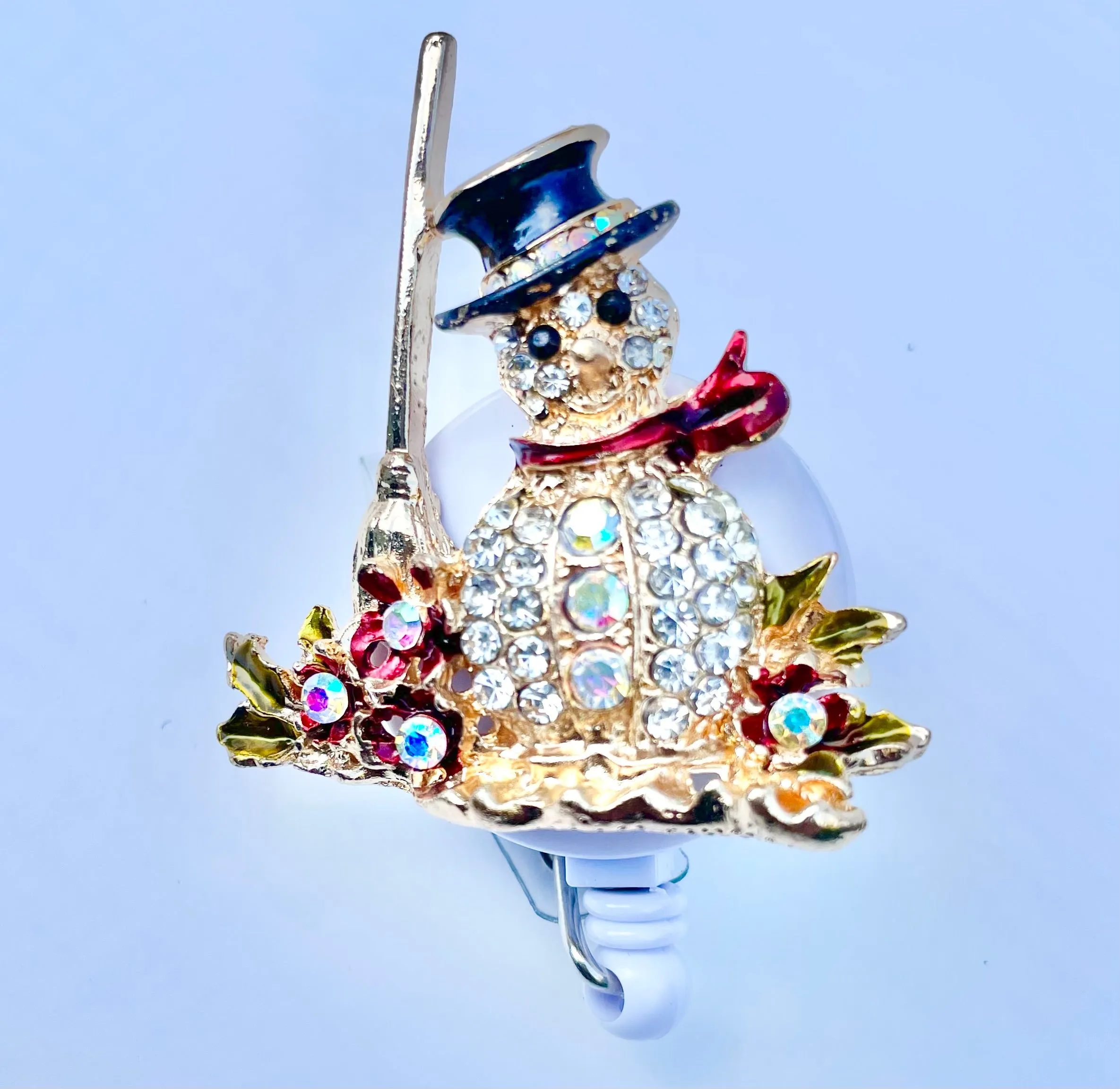 Frosty Glam Badge Reel