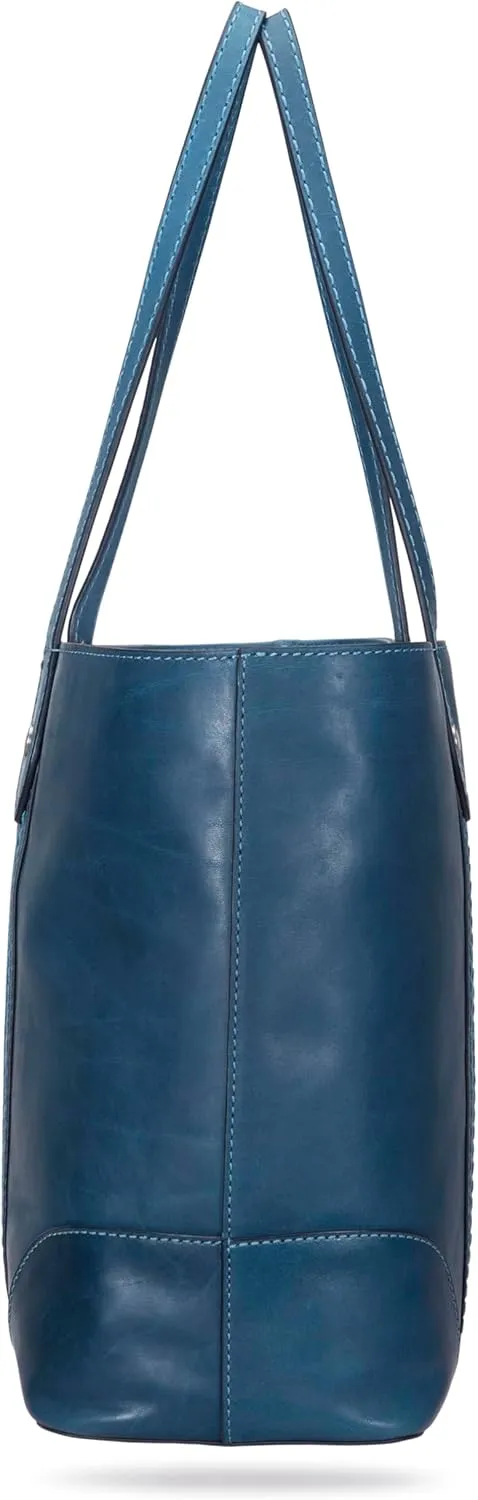 Frye Women's Melissa Shopper Tote Bag, Stylist Large Handbag with Adjustable Strap & Pockets