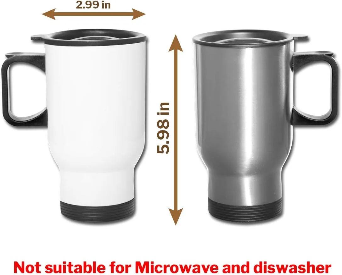 Funny Airfield Operations Specialist Gifts Travel Mug Appreciation 14 oz Mug For Men Women Silver