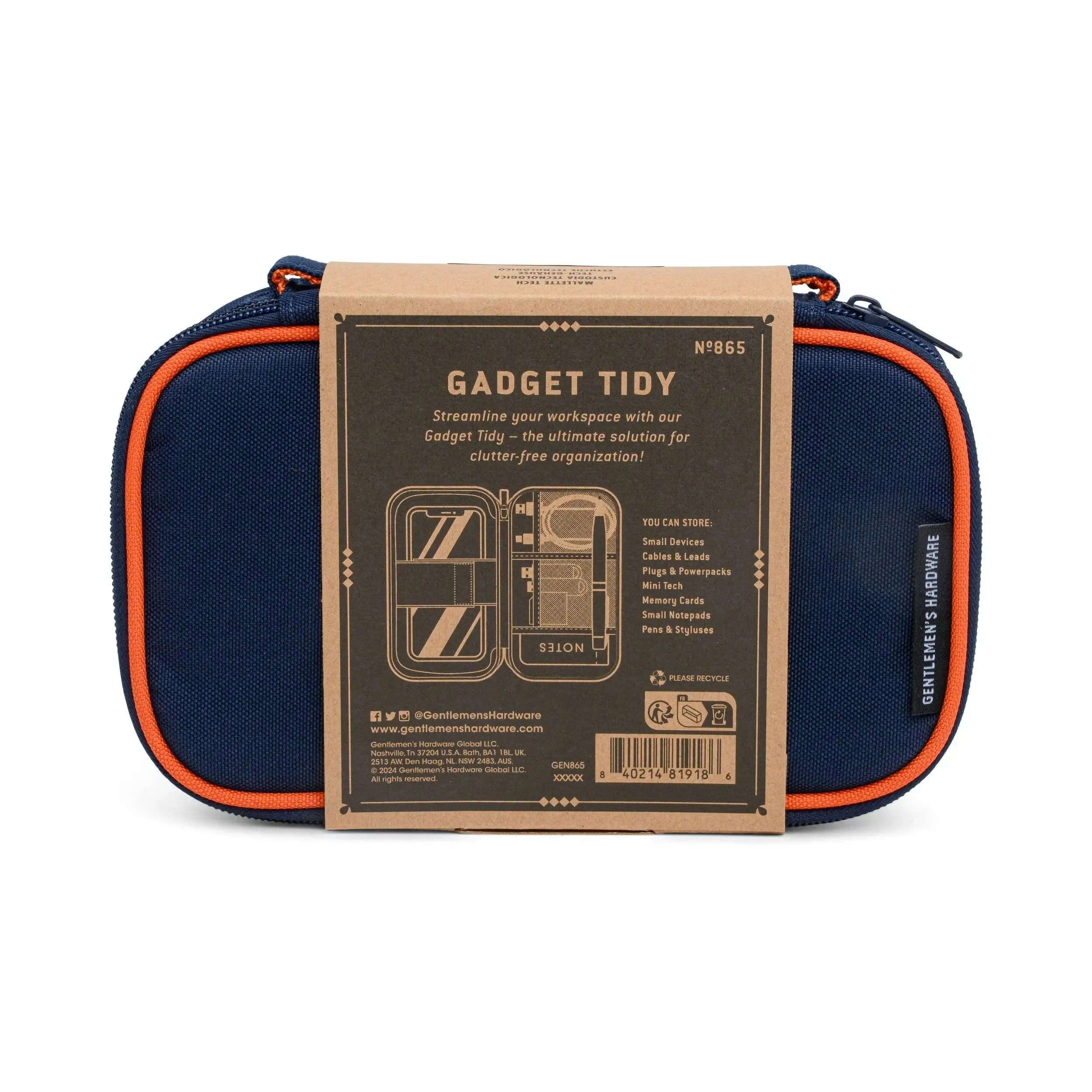 Gentlemen's Hardware Tech Tidy Case