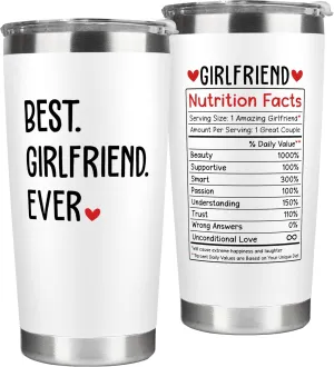 Gifts for Girlfriend - Gift Ideas for Her - Girlfriend Gifts for Women, Couple - Anniversary, Birthday, Valentines Gift Ideas - Romantic Love for Her- 20 Oz Stainless Steel Tumbler