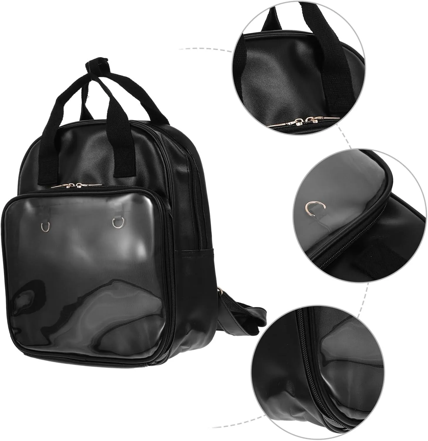 Girls School Backpacks Pvc Bag for Girls Fashion Satchel Comfortable Shoulder Straps Multi-purpose Bag