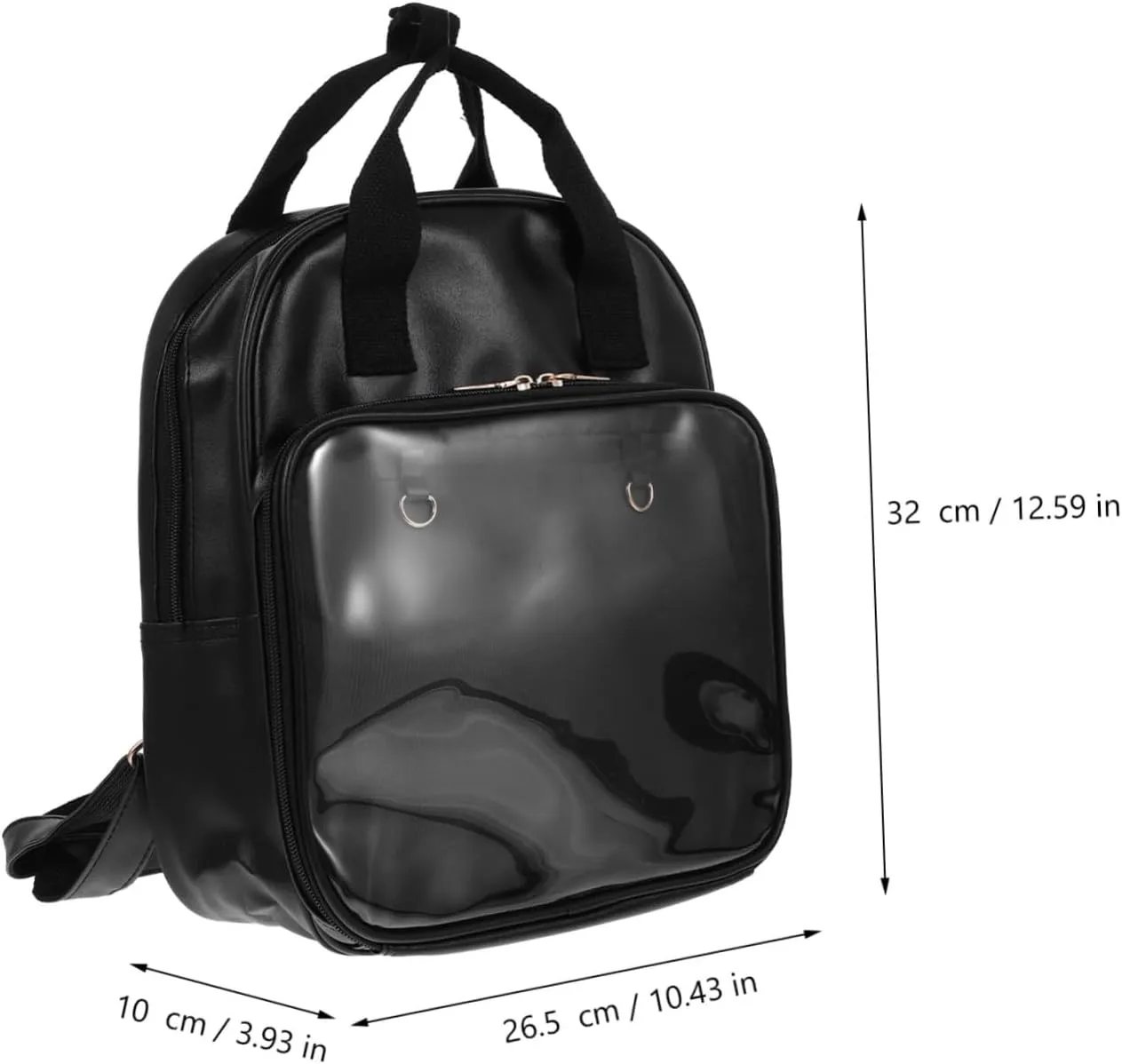Girls School Backpacks Pvc Bag for Girls Fashion Satchel Comfortable Shoulder Straps Multi-purpose Bag
