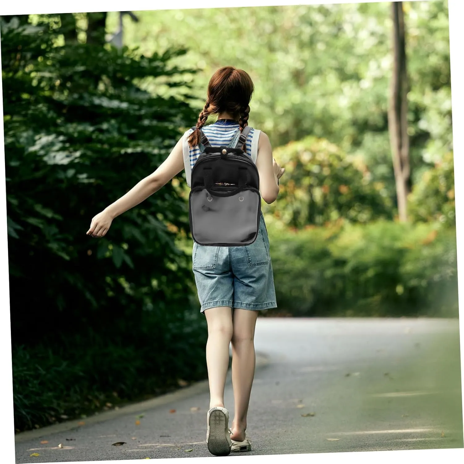 Girls School Backpacks Pvc Bag for Girls Fashion Satchel Comfortable Shoulder Straps Multi-purpose Bag