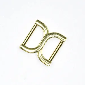 Gold Deco D Connector 1 Inch