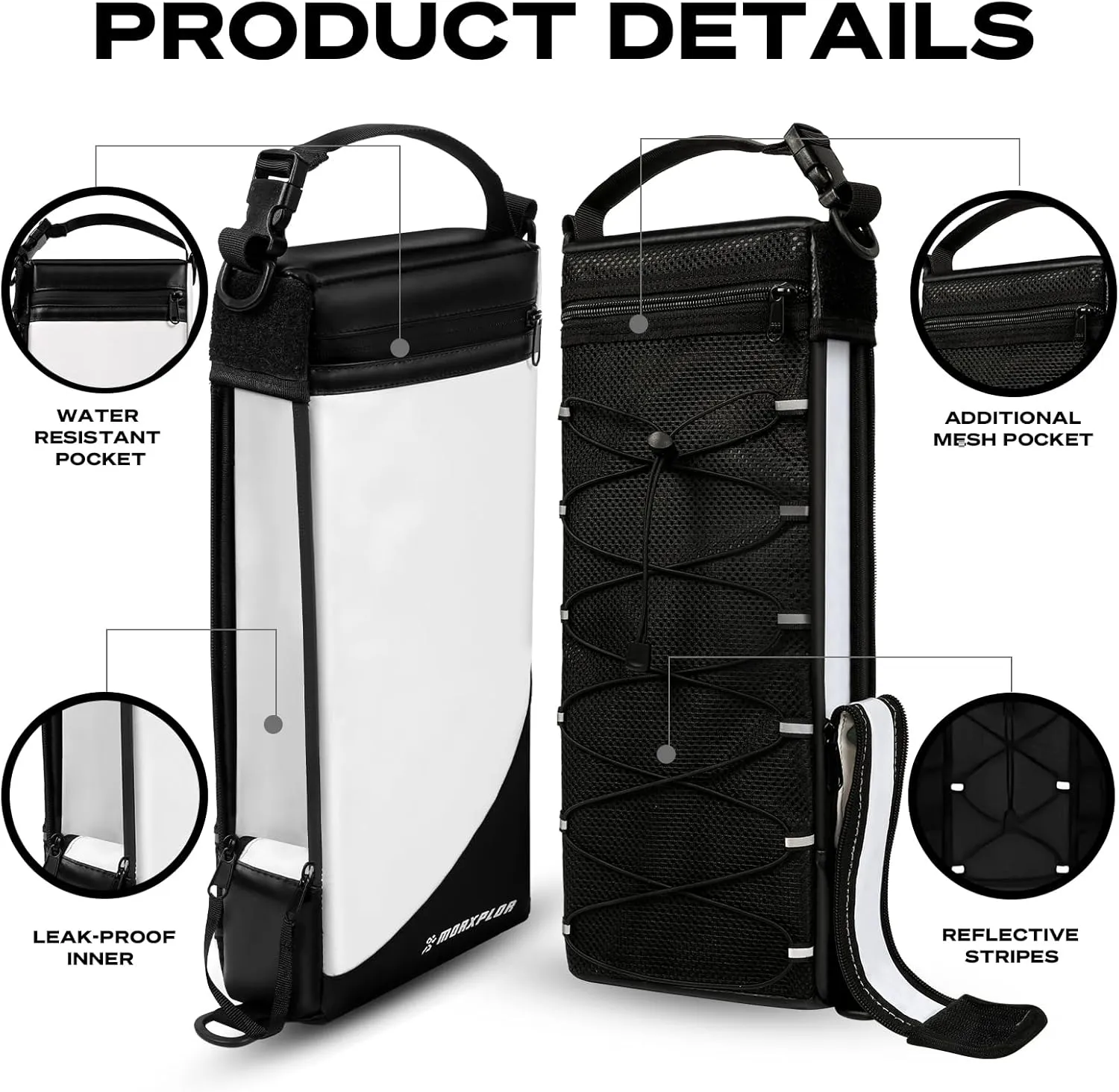 Golf Cooler Bag - 6 Can Insulated Beer Sleeve Soft Cooler, Small Hidden Golf Cart Accessories for Men,Golf Club Bag Accessories