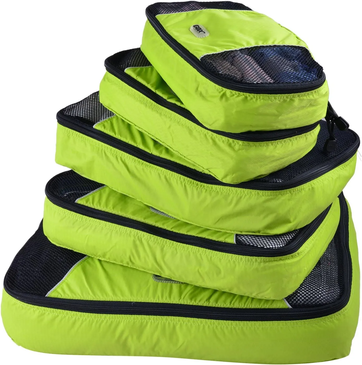 GOX Ultra Light 5 piece Packing Cubes Travel Luggage Organizer 1 Large 2 Medium 2 Small
