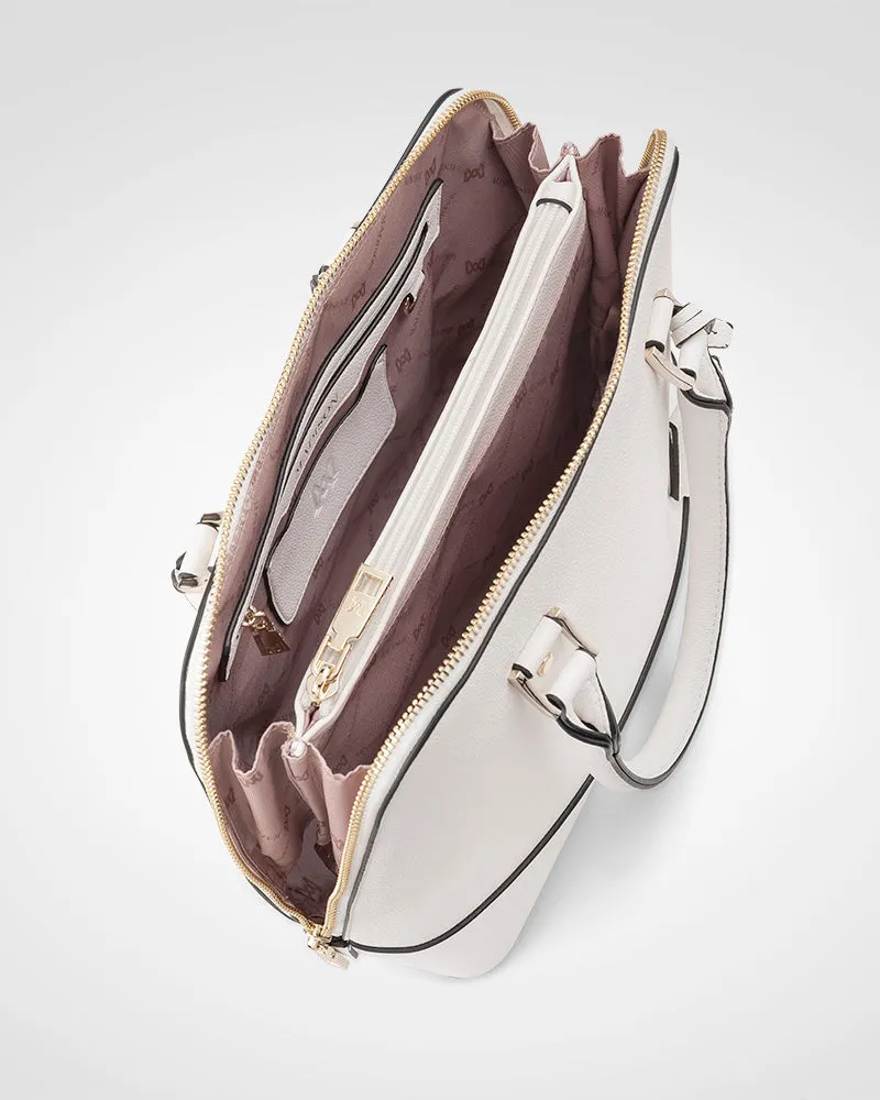 Grace Medium Dome Satchel Bag   Resin Chain