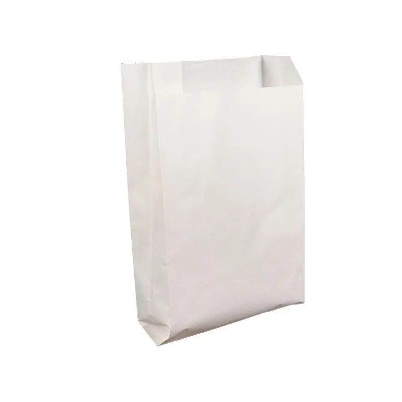 Greaseproof Takeaway Paper Bags 1000PCS 5Sizes 2Colours