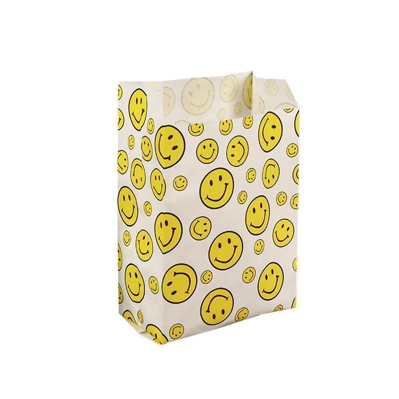 Greaseproof Takeaway Paper Bags 1000PCS 5Sizes 2Colours