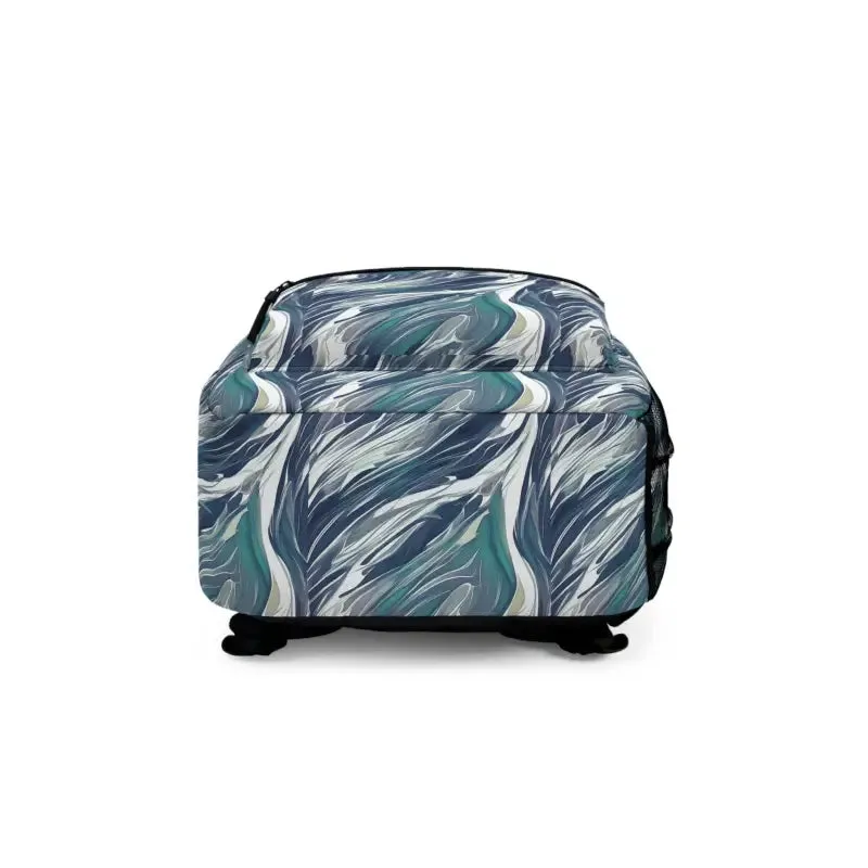 Greenish Marble Trendy Fashion Backpack for Bold Style