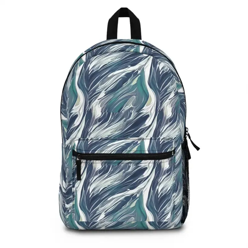 Greenish Marble Trendy Fashion Backpack for Bold Style