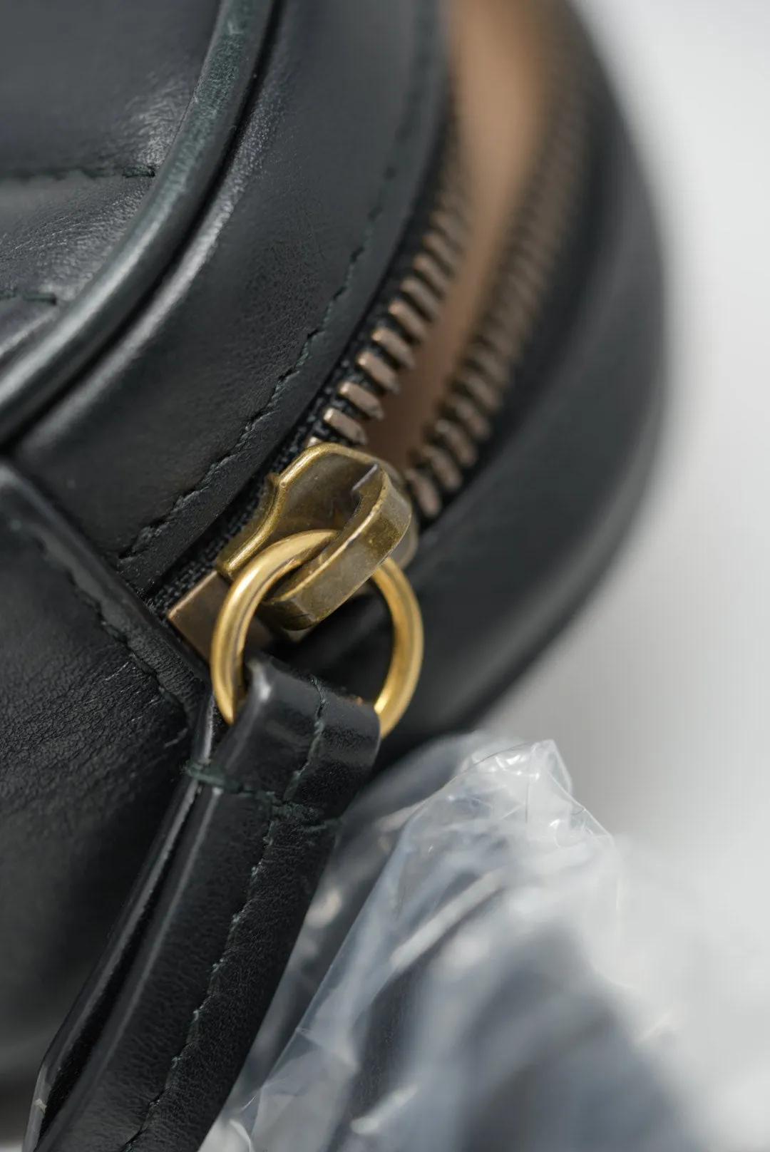 Gucci Black GG Marmont Belt Bag