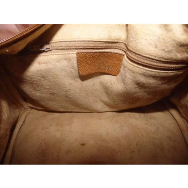 Gucci Endless variety Doctor S Ivory Logo Large Camel Coated Vintage Leather Satchel And G Canvas Privacy-protected