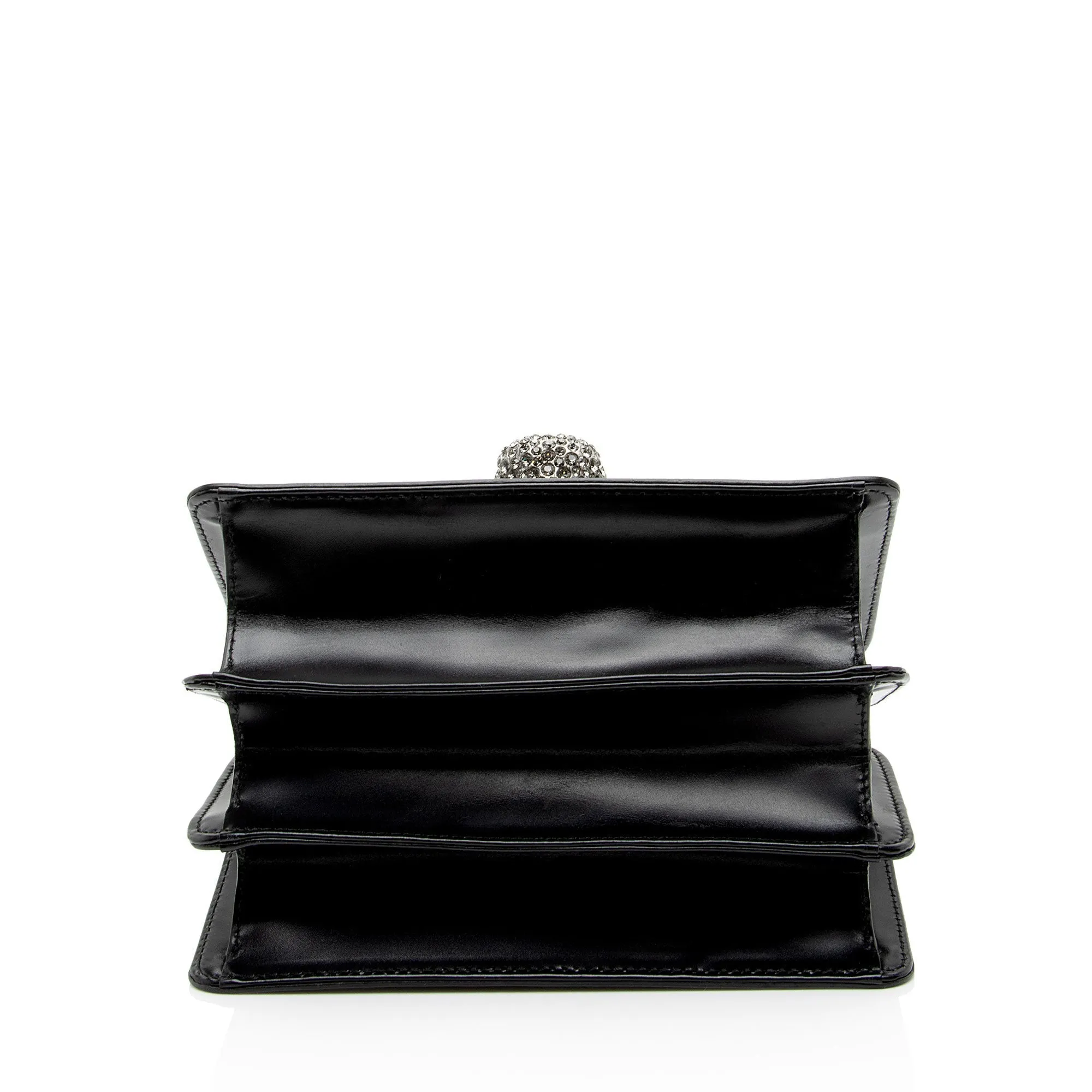 Gucci Leather Bamboo Thiara Small Top Handle Satchel (SHF-OVk4LV)