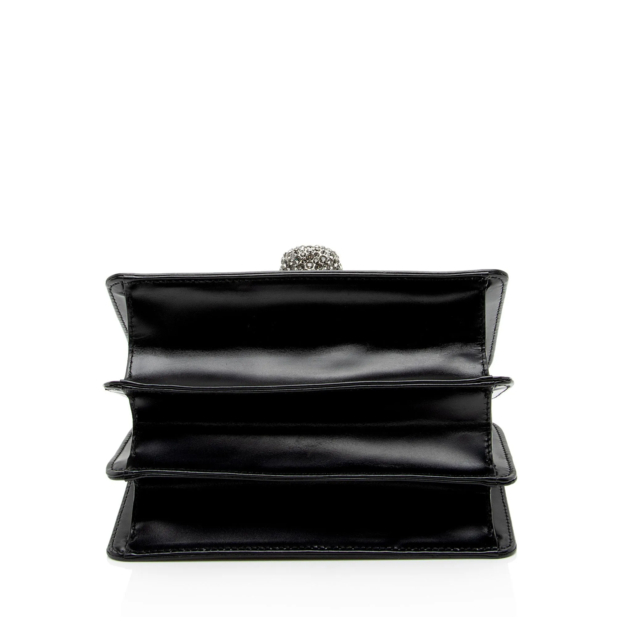 Gucci Leather Bamboo Thiara Small Top Handle Satchel (SHF-OVk4LV)