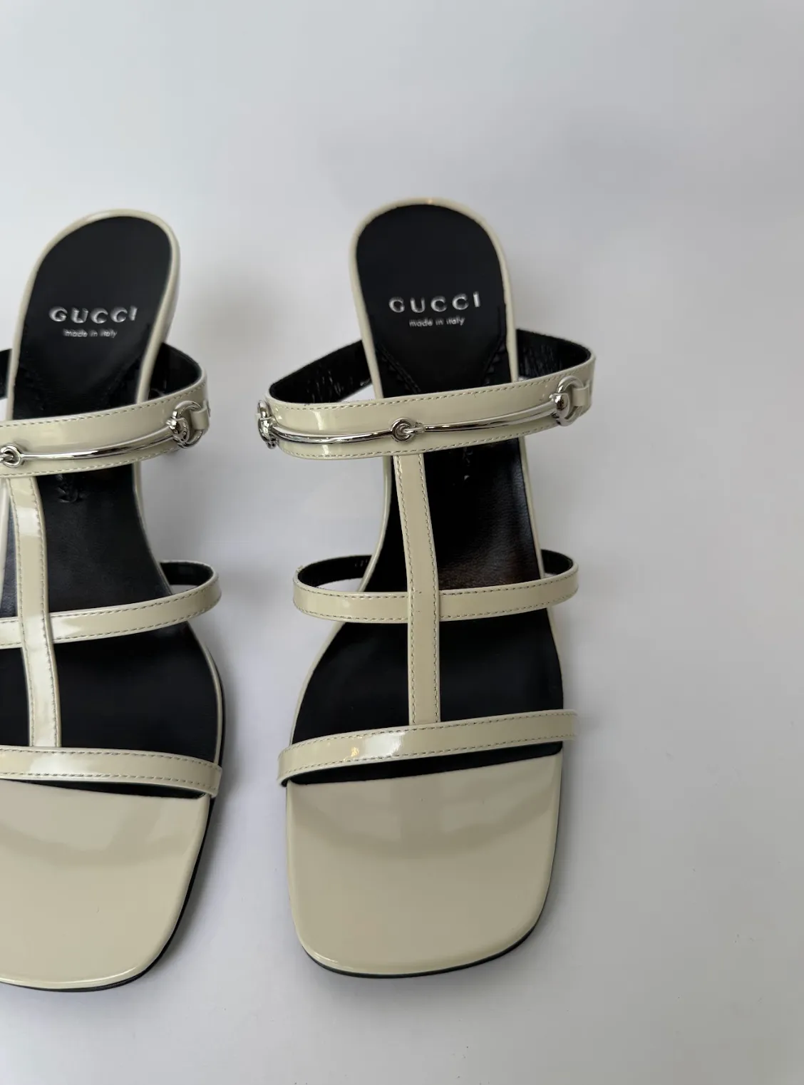 Gucci Slim Horsebit Heels 38.5 New