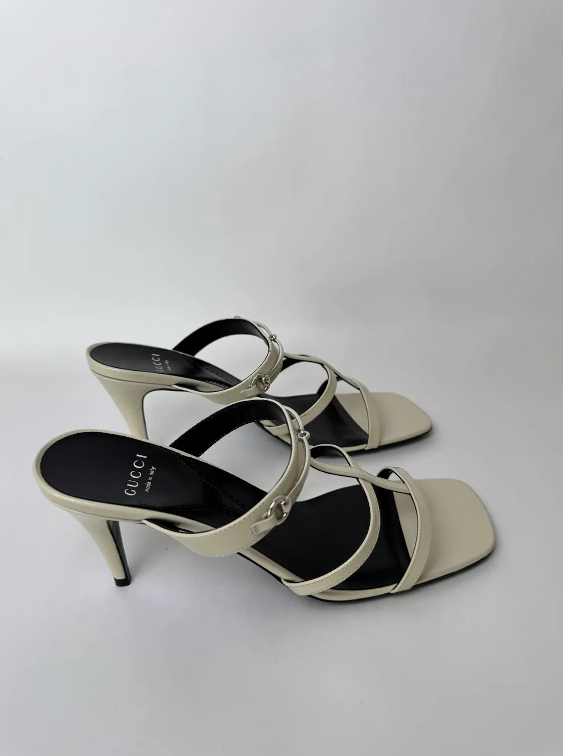 Gucci Slim Horsebit Heels 38.5 New