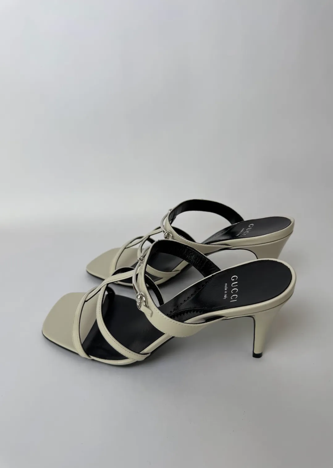 Gucci Slim Horsebit Heels 38.5 New