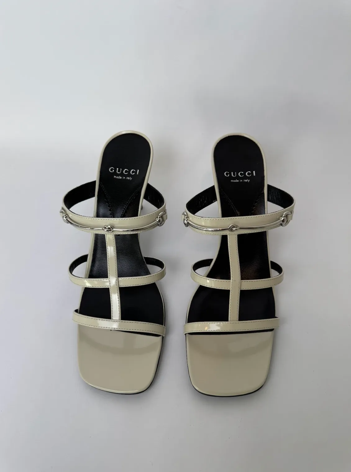 Gucci Slim Horsebit Heels 38.5 New