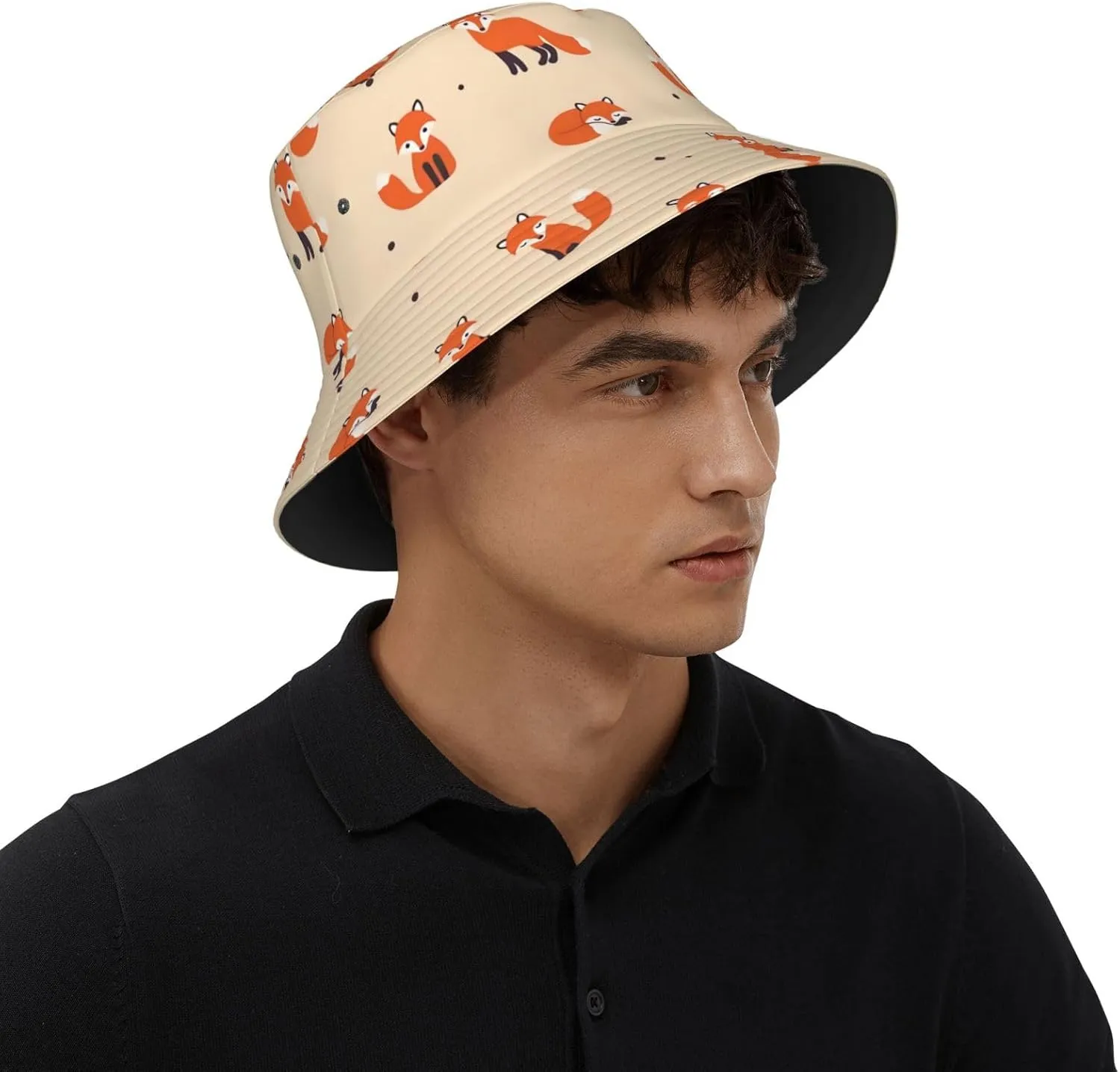 Gudetama Cute Bucket Hat for Women and Men Packable Travel Summer Sun Beach Golf Fishing Cap - Fashion Outdoor Boonie Hat
