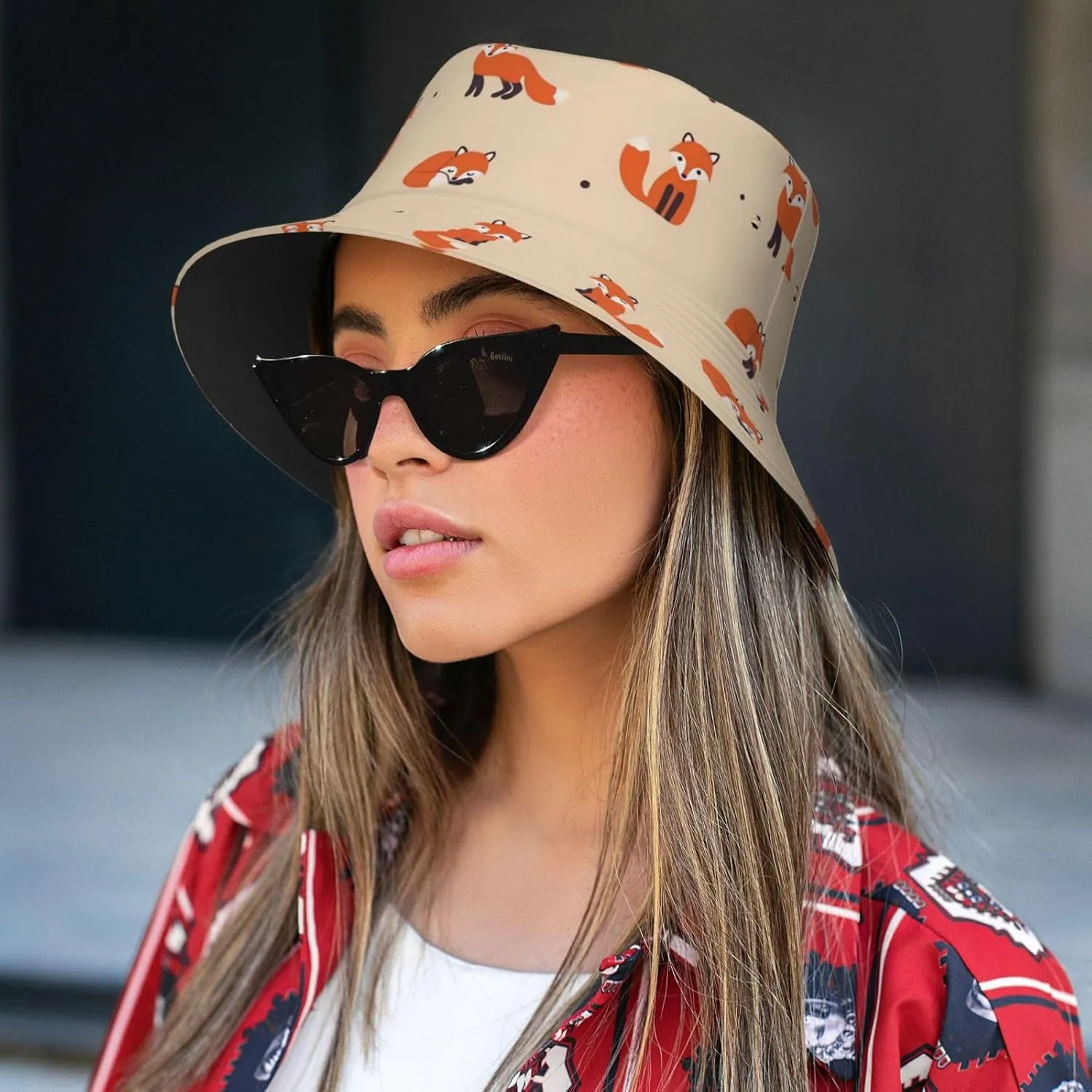 Gudetama Cute Bucket Hat for Women and Men Packable Travel Summer Sun Beach Golf Fishing Cap - Fashion Outdoor Boonie Hat