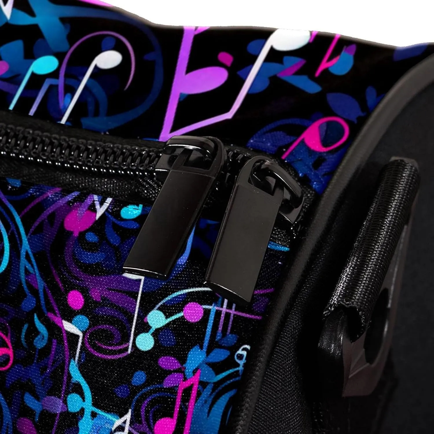 Gym Bags for Men,Travel Duffel Bags for Women,Colorful Musical Background Notes,Workout Bag