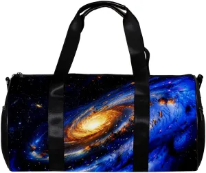 Gym Bags for Men,Travel Duffel Bags for Women,Cosmic Nature Space Vortex,Workout Bag