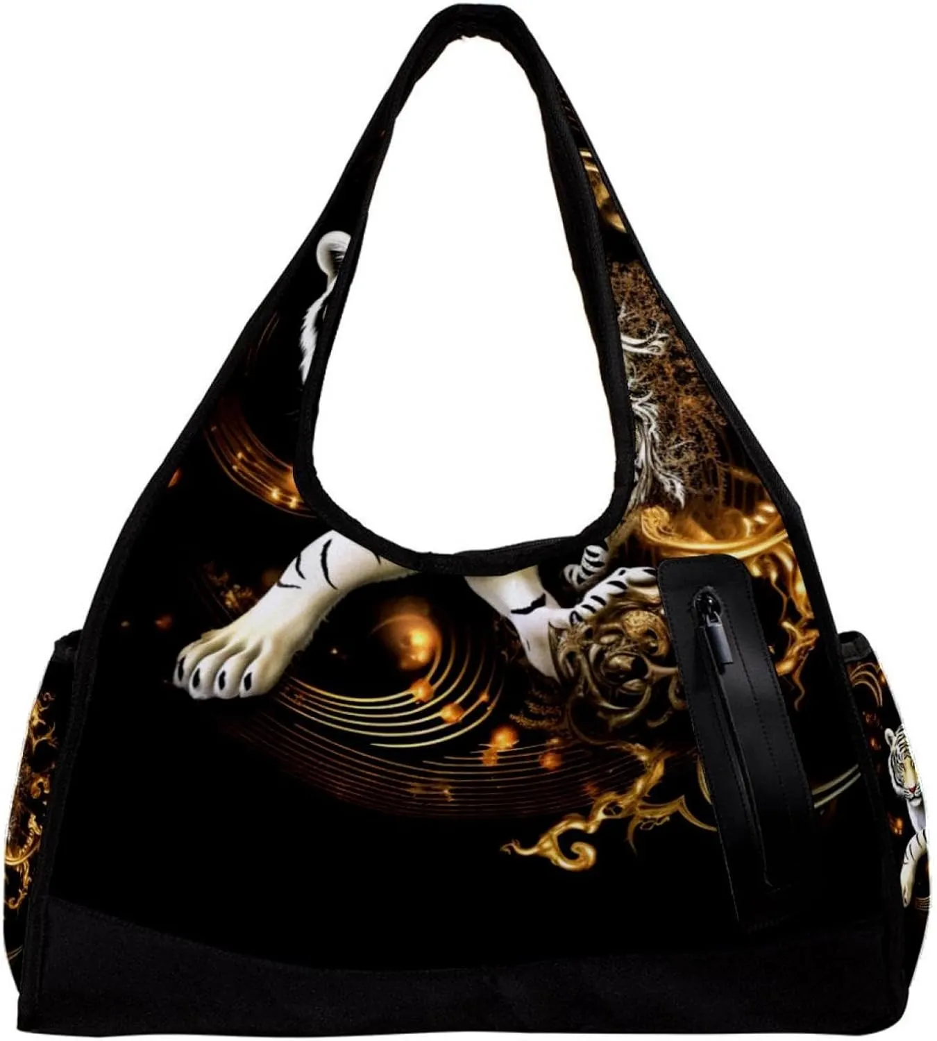 Gym Bags for Men,Travel Duffel Bags for Women,Dragon Tiger Tai Chi Gossip,Workout Bag