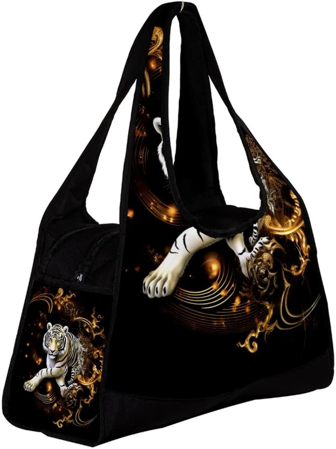 Gym Bags for Men,Travel Duffel Bags for Women,Dragon Tiger Tai Chi Gossip,Workout Bag
