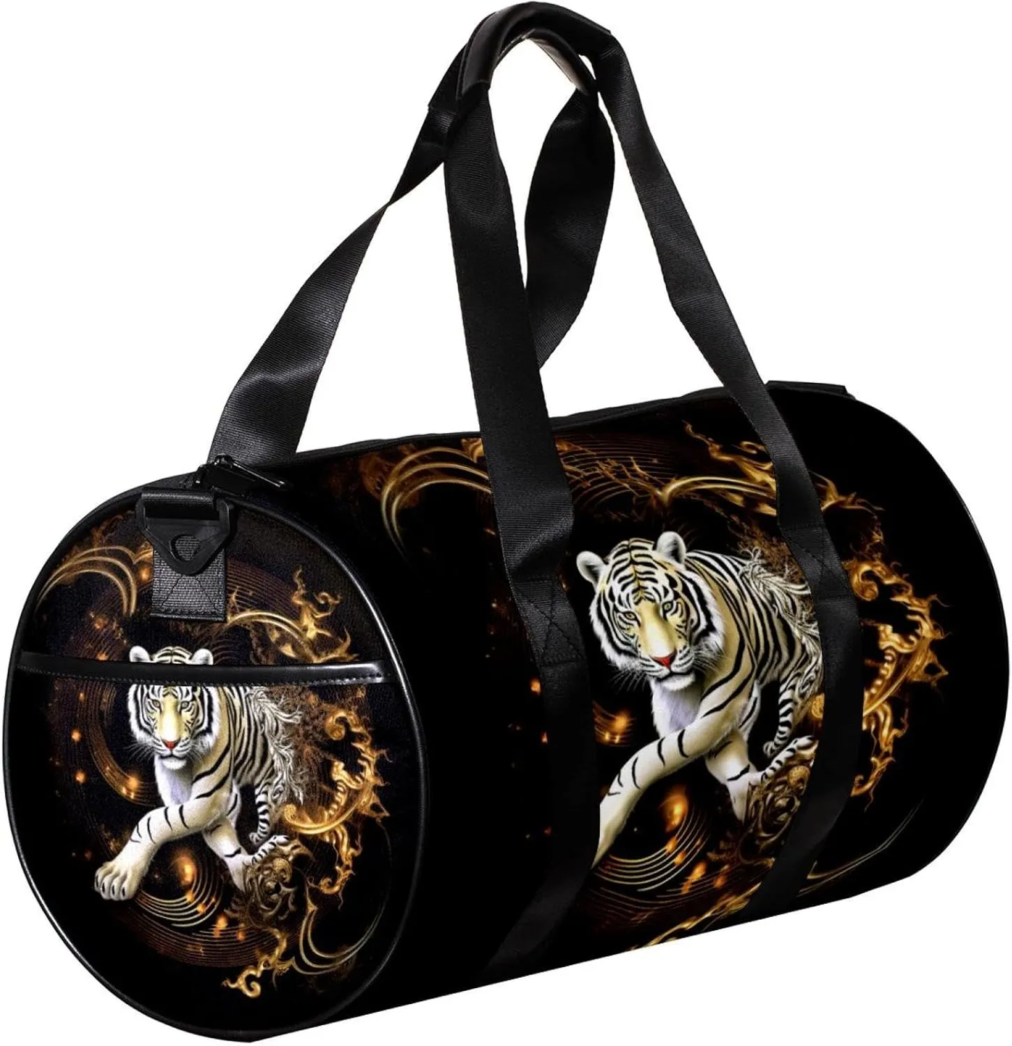 Gym Bags for Men,Travel Duffel Bags for Women,Dragon Tiger Tai Chi Gossip,Workout Bag