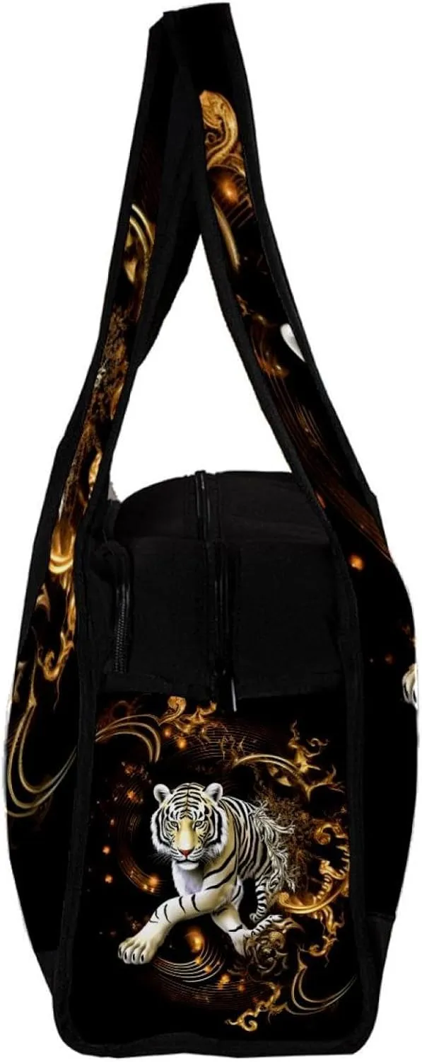 Gym Bags for Men,Travel Duffel Bags for Women,Dragon Tiger Tai Chi Gossip,Workout Bag