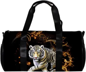 Gym Bags for Men,Travel Duffel Bags for Women,Dragon Tiger Tai Chi Gossip,Workout Bag