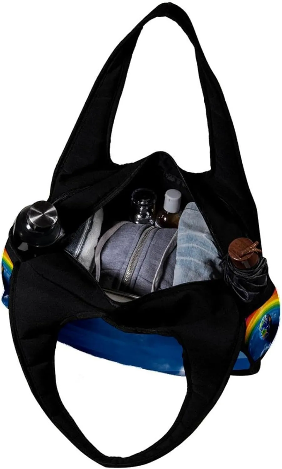 Gym Bags for Men,Travel Duffel Bags for Women,Earth Starry Universe Space,Workout Bag