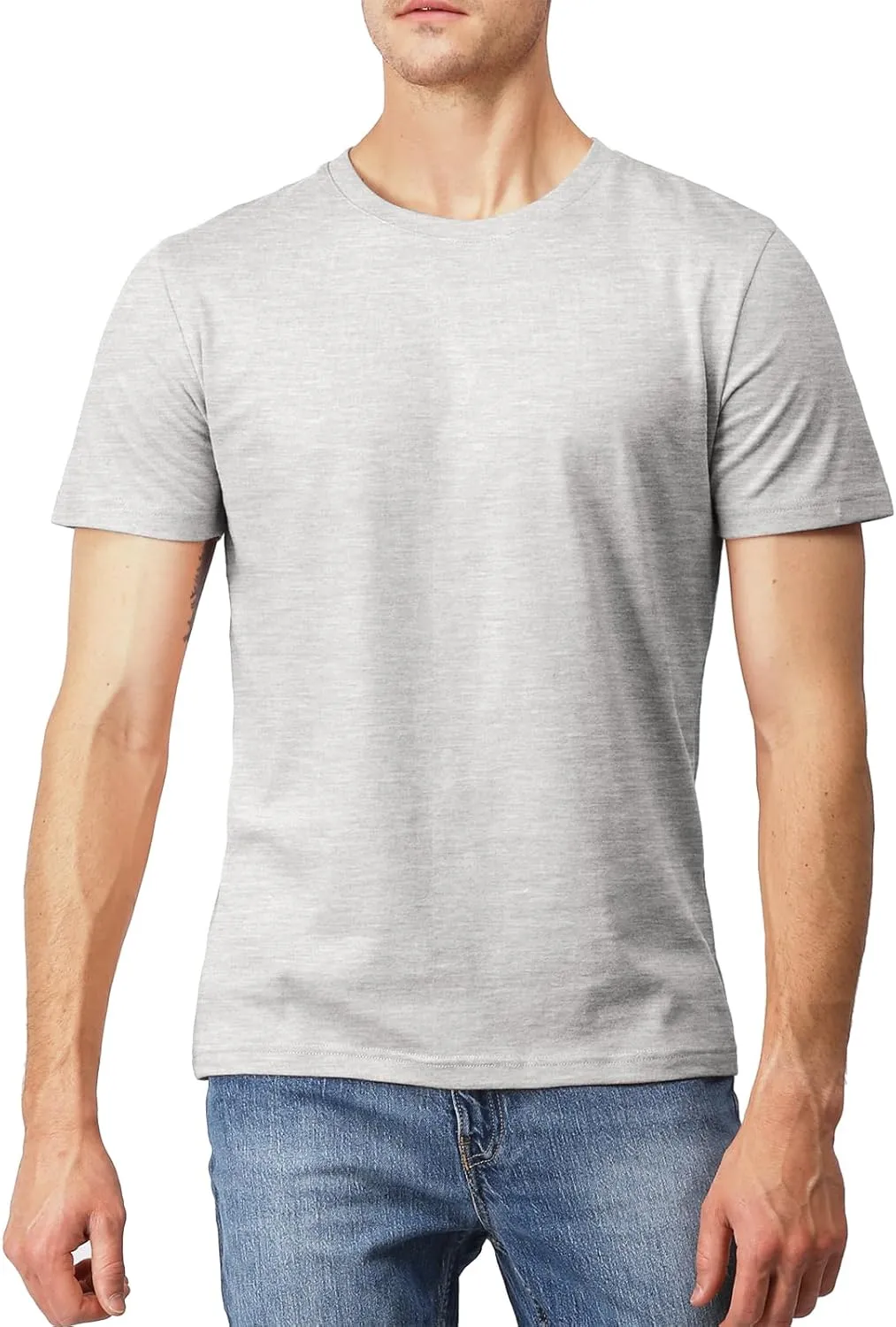 H2H Mens Slime Short Sleeve T-Shirts (V Neck/Crew Neck Multipack) Size XS to 3XL
