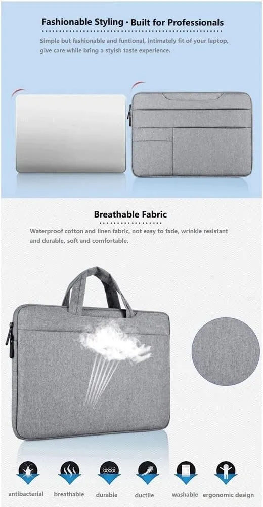 Handbag Laptop Bag laptop bag Case Cover Notebook Accessory Women Men Briefcase