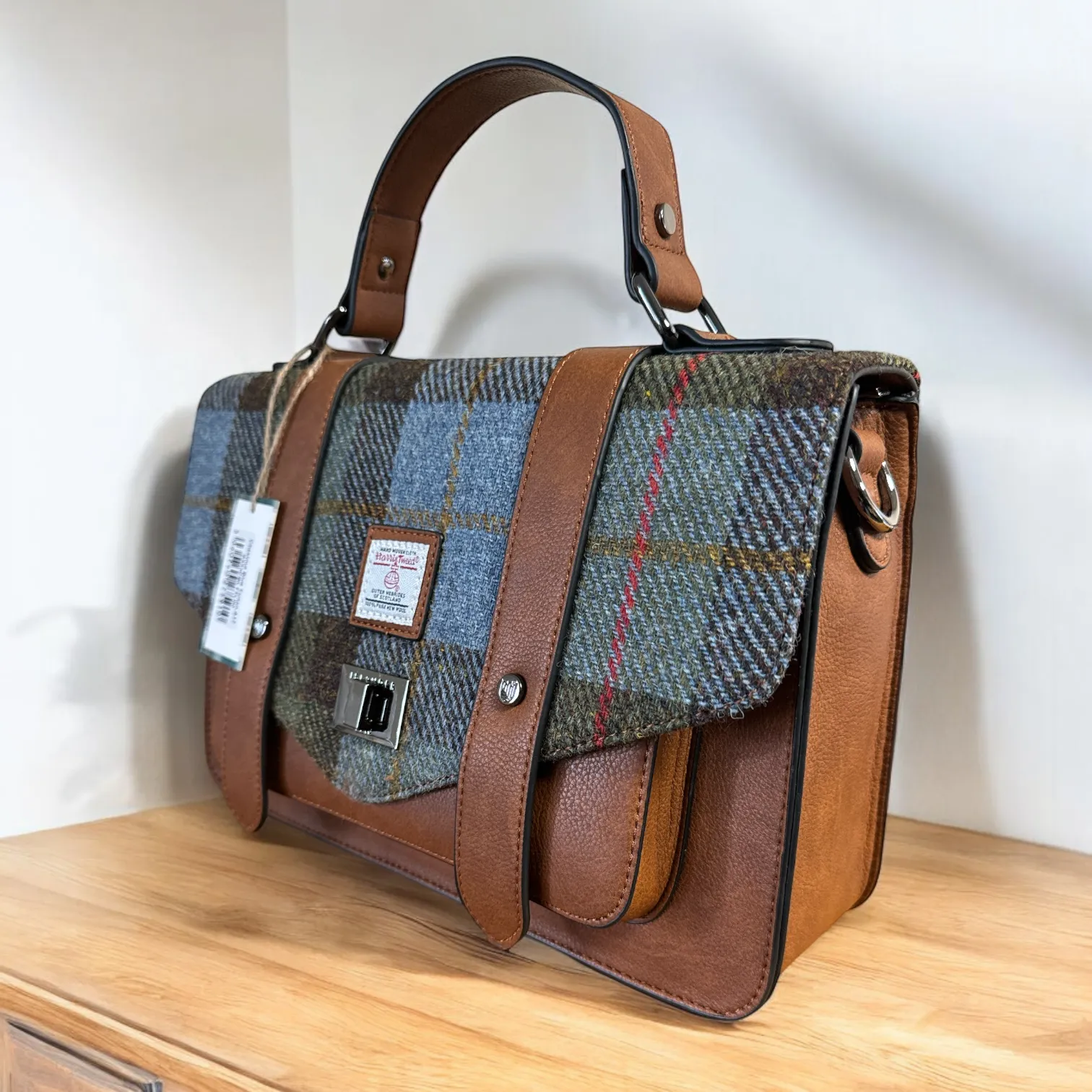 Harris Tweed Large Satchel Bag 8333