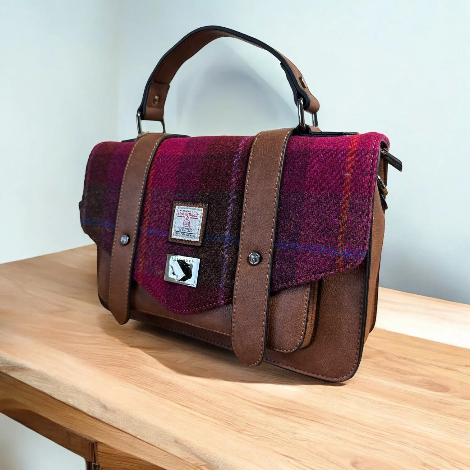 Harris Tweed Large Satchel Bag 8333