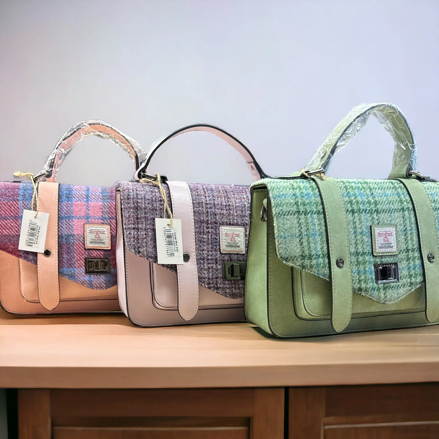 Harris Tweed Large Satchel Bag 8333