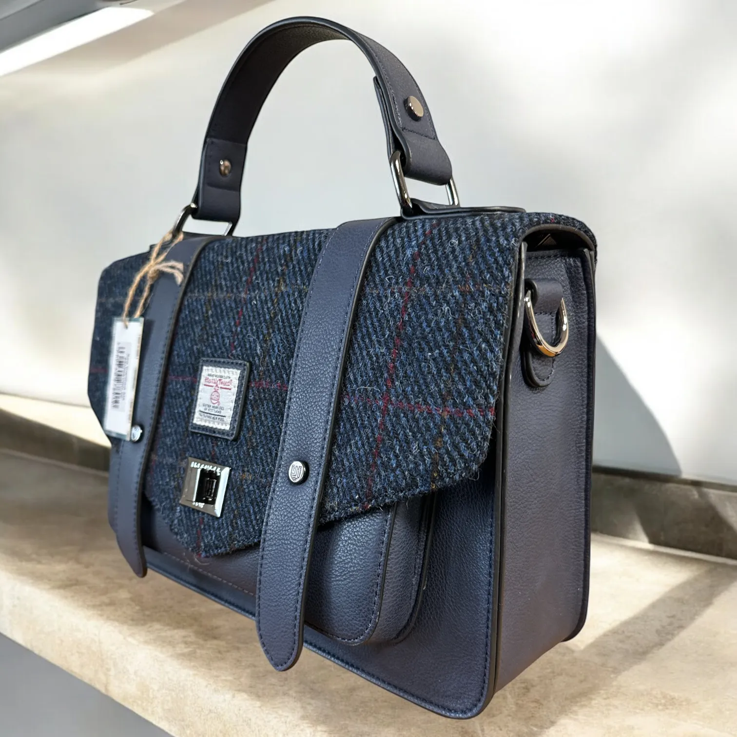 Harris Tweed Large Satchel Bag 8333