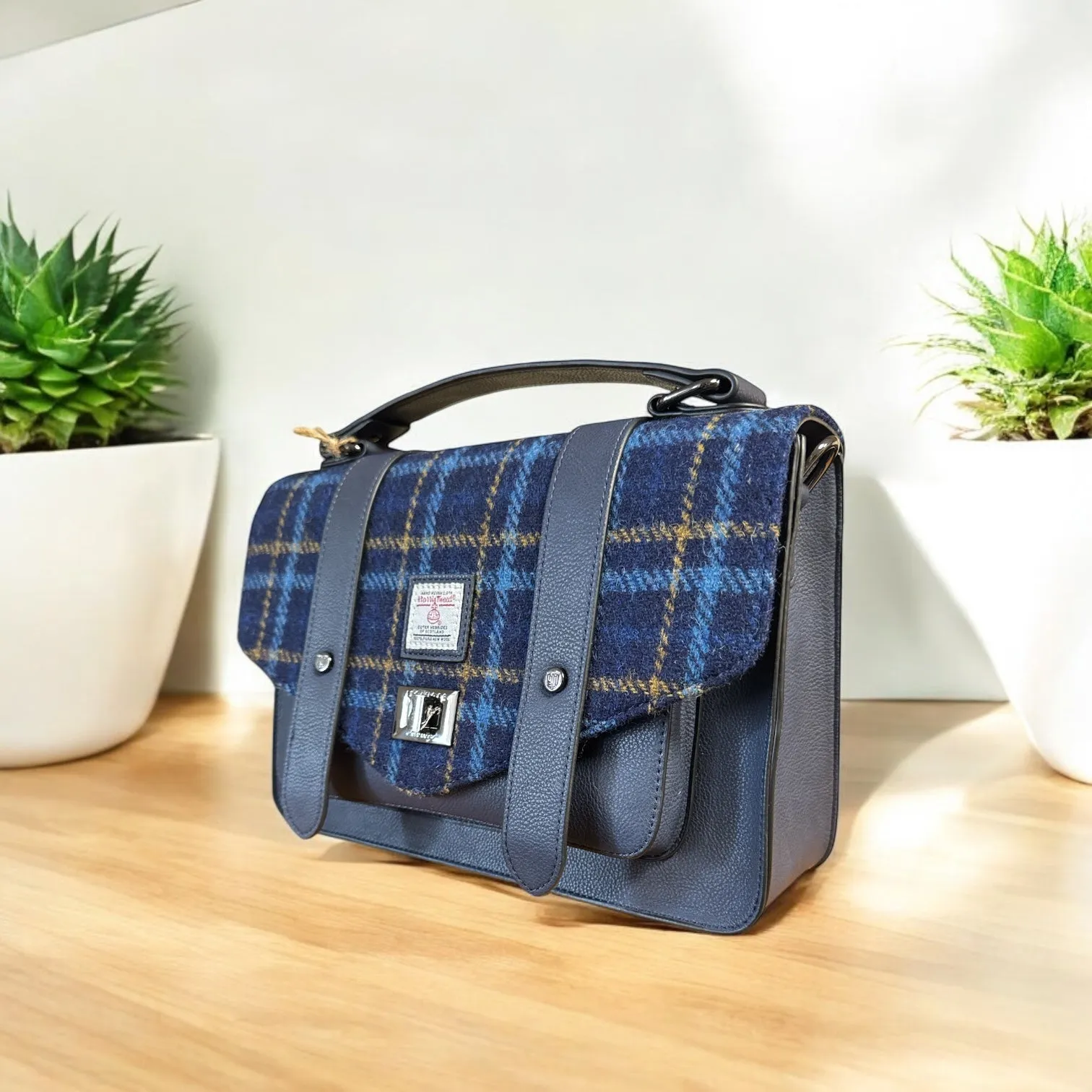 Harris Tweed Large Satchel Bag 8333