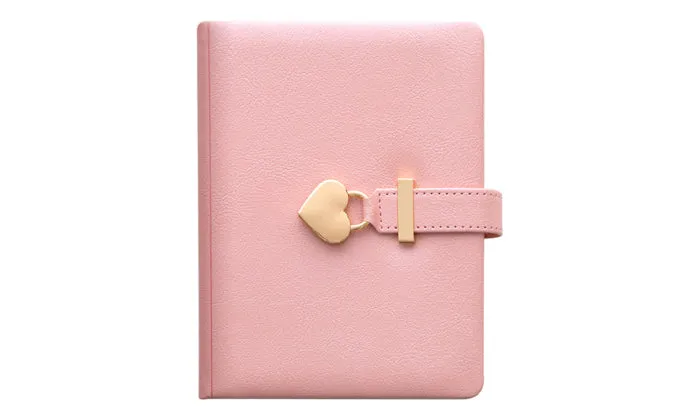 Heart Shaped Lock Diary